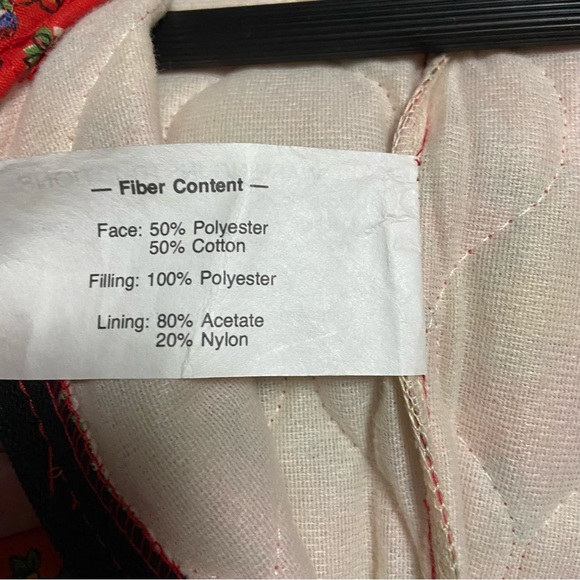 Vintage Snug Suit Snug Sack By Heritage Quilts 70s Hippie PJ Rare Dead Stock Red - Picture 14 of 16